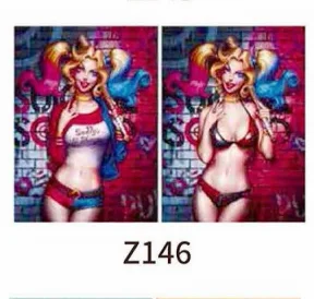 sexy design 3d posters lenticular 3D anime picture of Sexy nude girl  wall poster