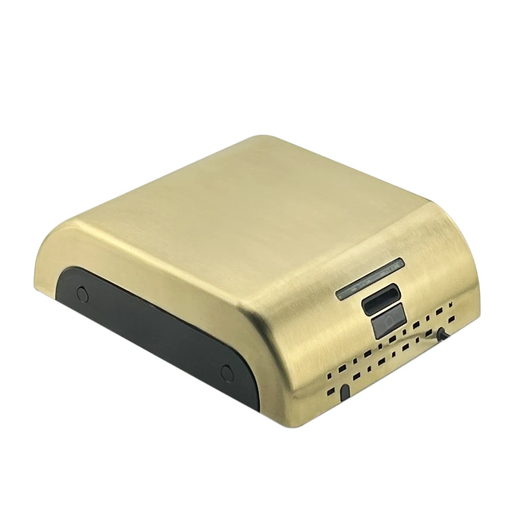 W-329S1 Stainless Steel Golden Finished Automatic High Speed Slim Brushless Motor Hand Dryer with HEPA filter