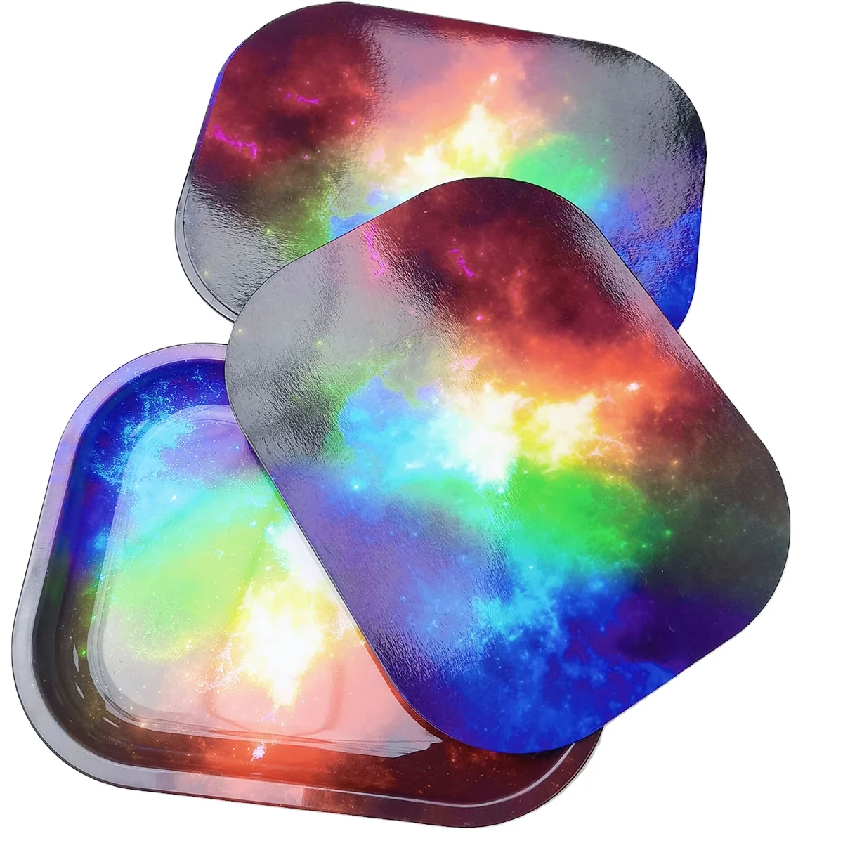 2023 New Hot Sale Custom Tin Rolling Tray Tobacco Metal Rolling Tray with Magnetic Lid