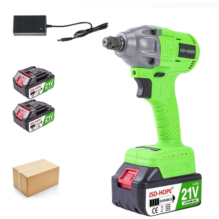 Электрический гаечный ключ с высоким крутящим моментом литиевая батарея бесщеточный ударный ветрозащитный инструмент для ремонта автомобилей перезаряжаемый рукав строительных лесов