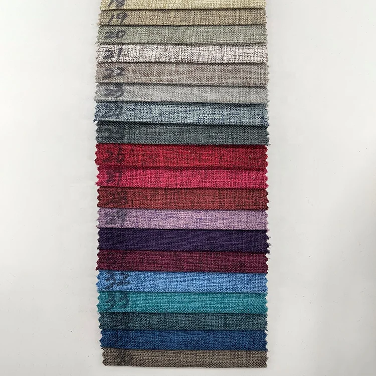 Lxysqs001 New Style Custom Wholesale 100% Polyester Woven Home Decoration Texture Fabric