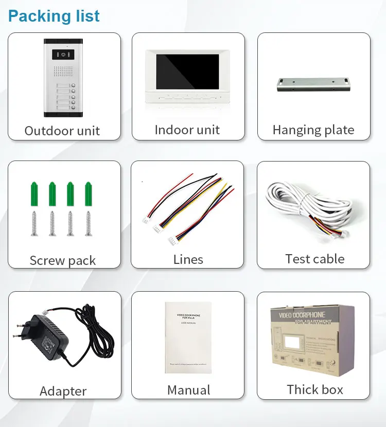 Wireless Door Camera Ring Bell Video doorbell Home Doorbell Camera Villa Alarm Video Doorbell Intercom Apartment