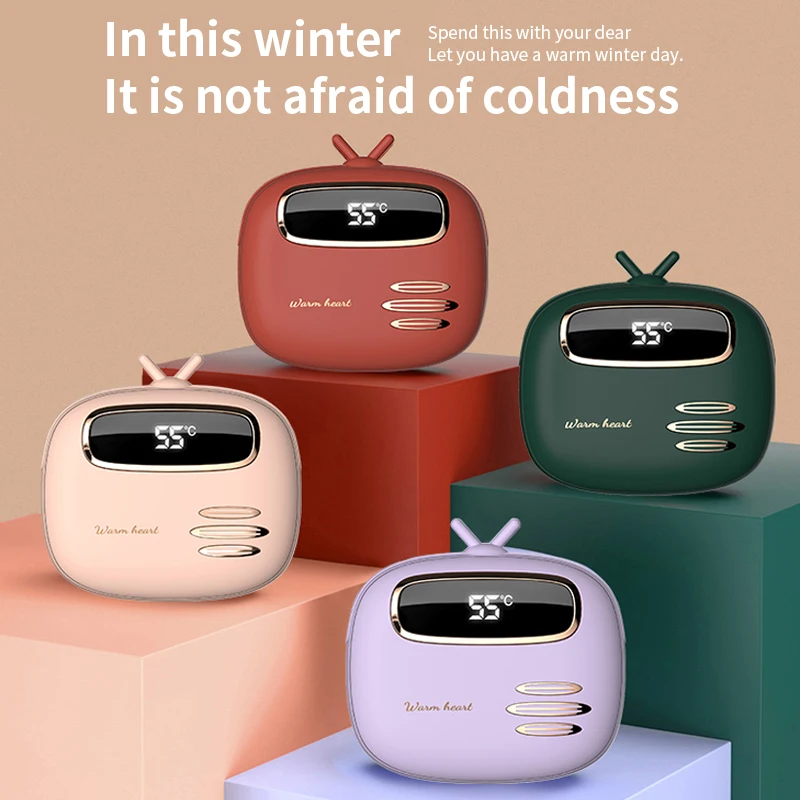 Hot Winter USB charging pocket Portable power bank Hand Warmer 2 in1/warm hands treasure