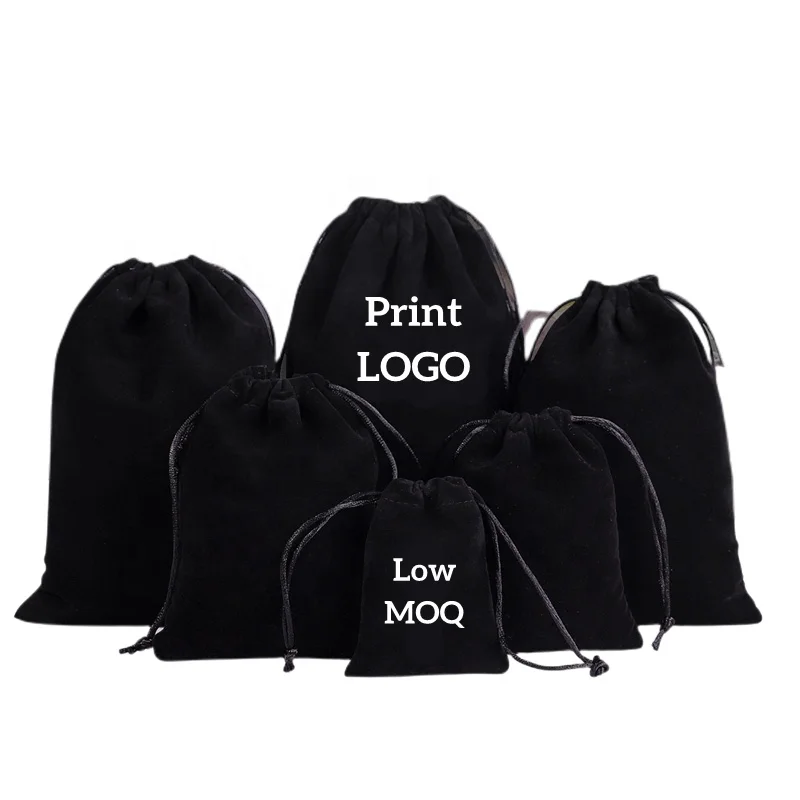 Hot Sale Custom Velvet Dice Bag Colorful Big Small 8x10cm Hat Dust Bags With Draw String