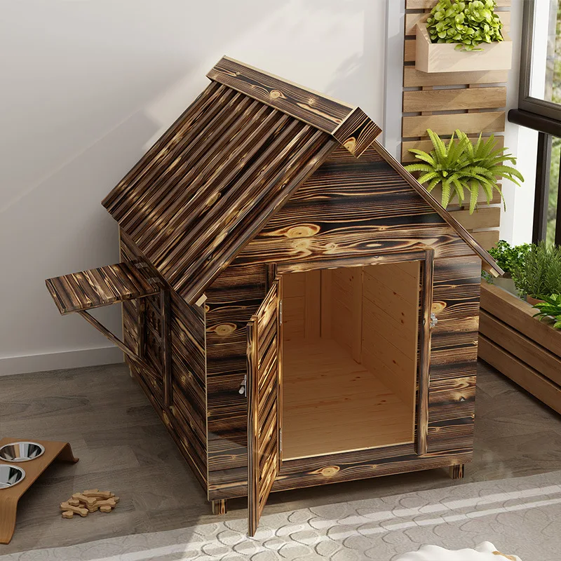 Luxury Modern Outdoor Waterproof Wooden Dog Cages Pet Houses