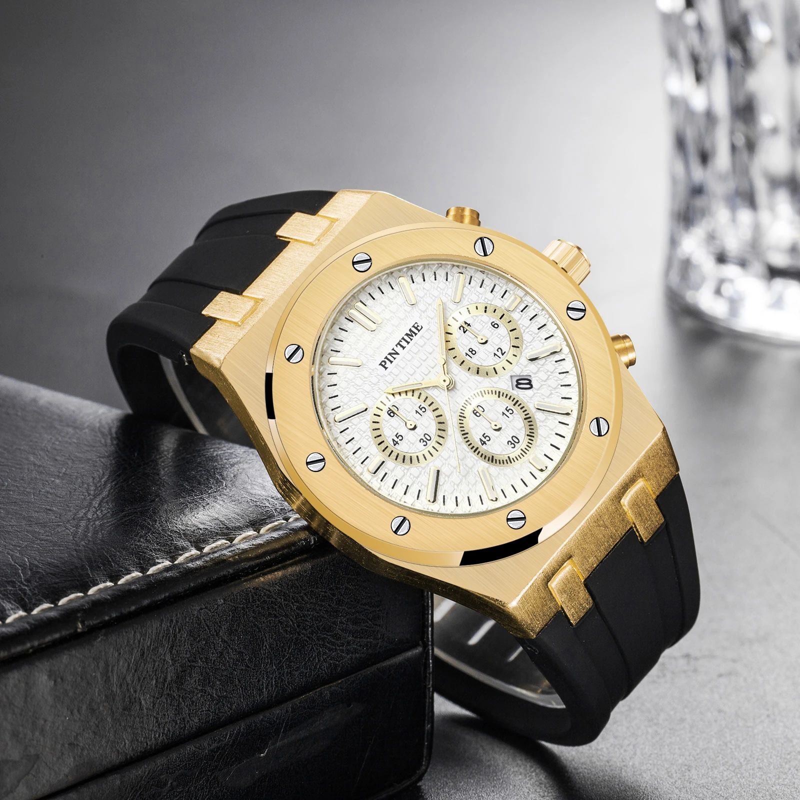 Mens Watches Top Luxury Brand Men Gold Watch Relogio Masculino Military Army Analog Quartz Wristwatch