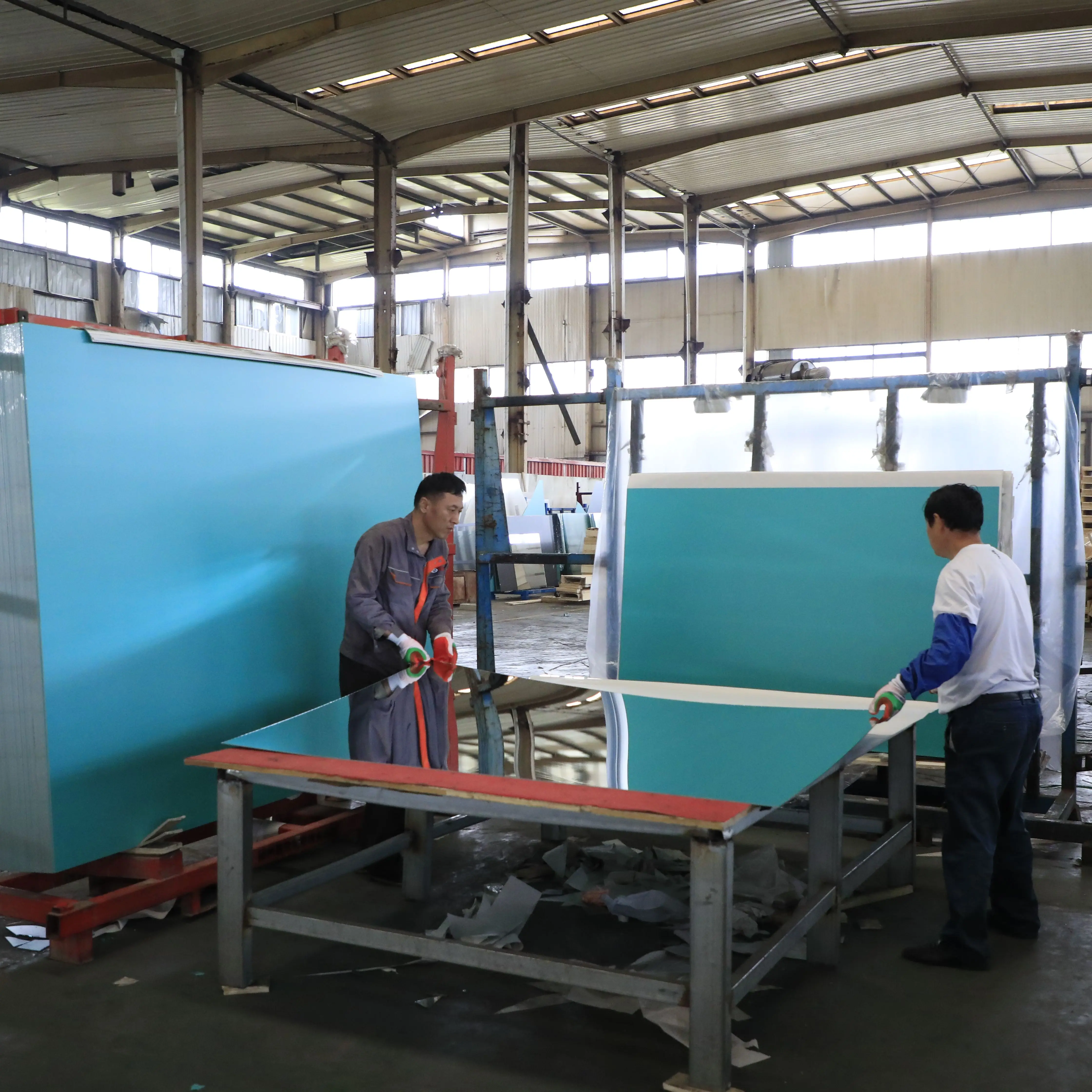 Factory Direct Wall mirror for Dance Studio Mirror and Gym Mirror - Big size, Safety silver