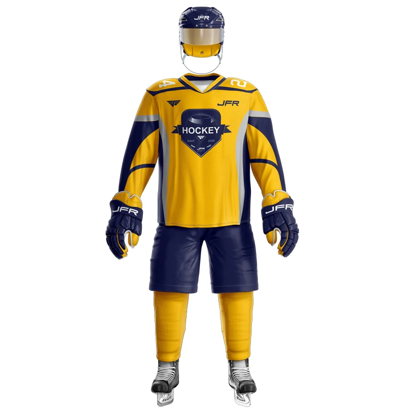 Custom Ice Suits Blank Sport Full Sublimation Hockey Practice Jersey Sublimated Printing Ice Hockey Wears Uniform Cloth Men
