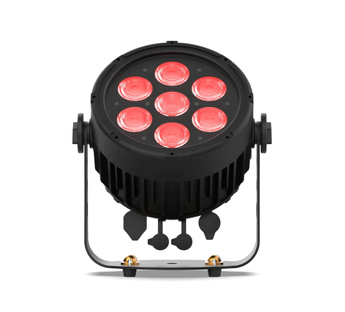 8PACK Outdoor 7*20W RGBWA+UV 6IN1 Waterproof Par light IR remote Sound Active DMX LED Slim Dj Par with OLED touch display