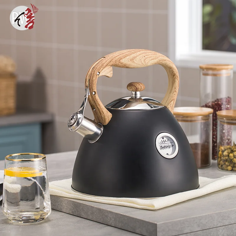 Realwin Новая конструкция из нержавеющей стали 3.0L воды чайник со свистком для домашней
