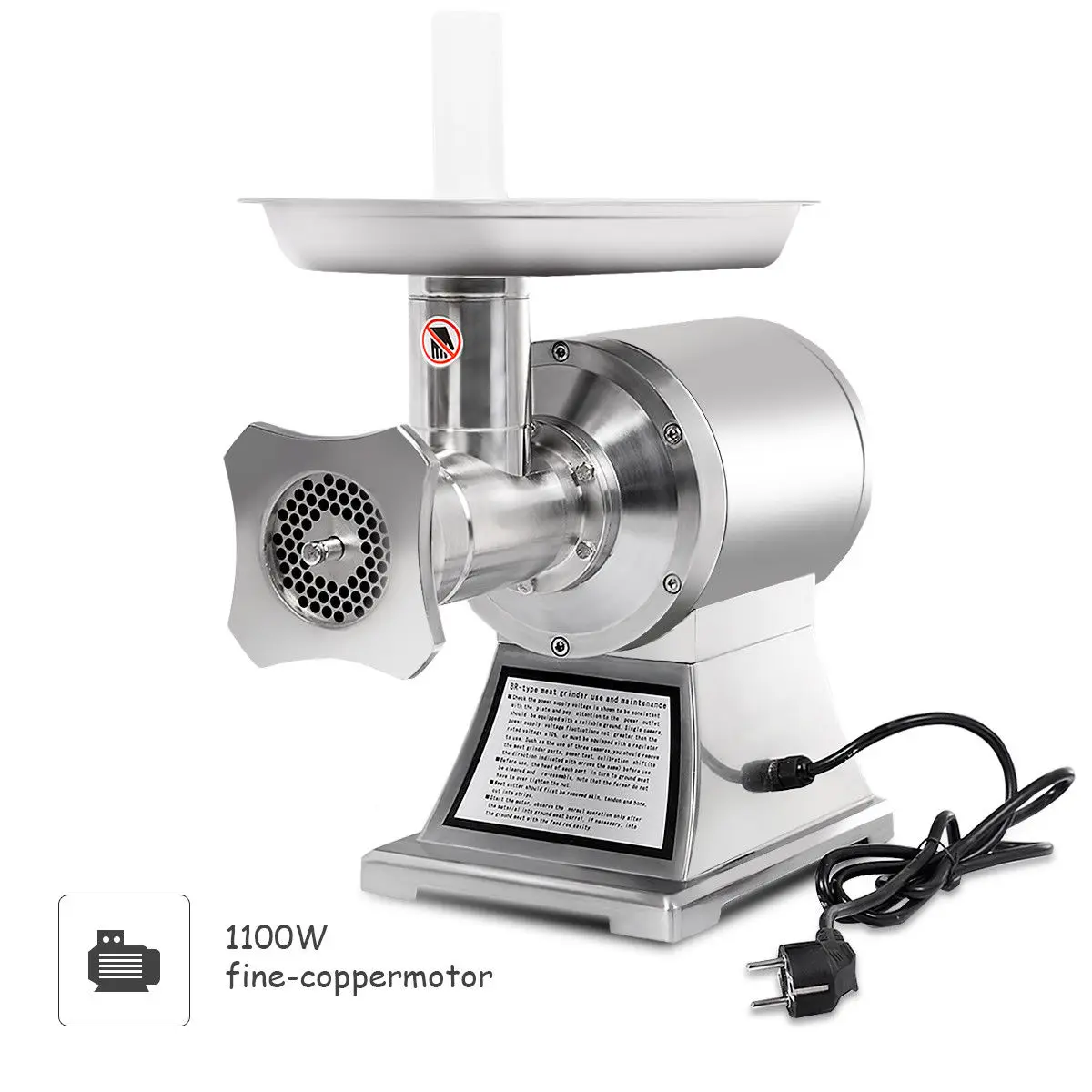 AL shell  body stainless steel head electric meat grinder /electric meat mincer  easy to clean AL-22/AL-22C