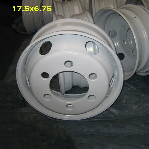 17.5*6.75 steel wheel tubeless truck rims truck wheels 17.5 Chinese supplier with cheap price and nice quality