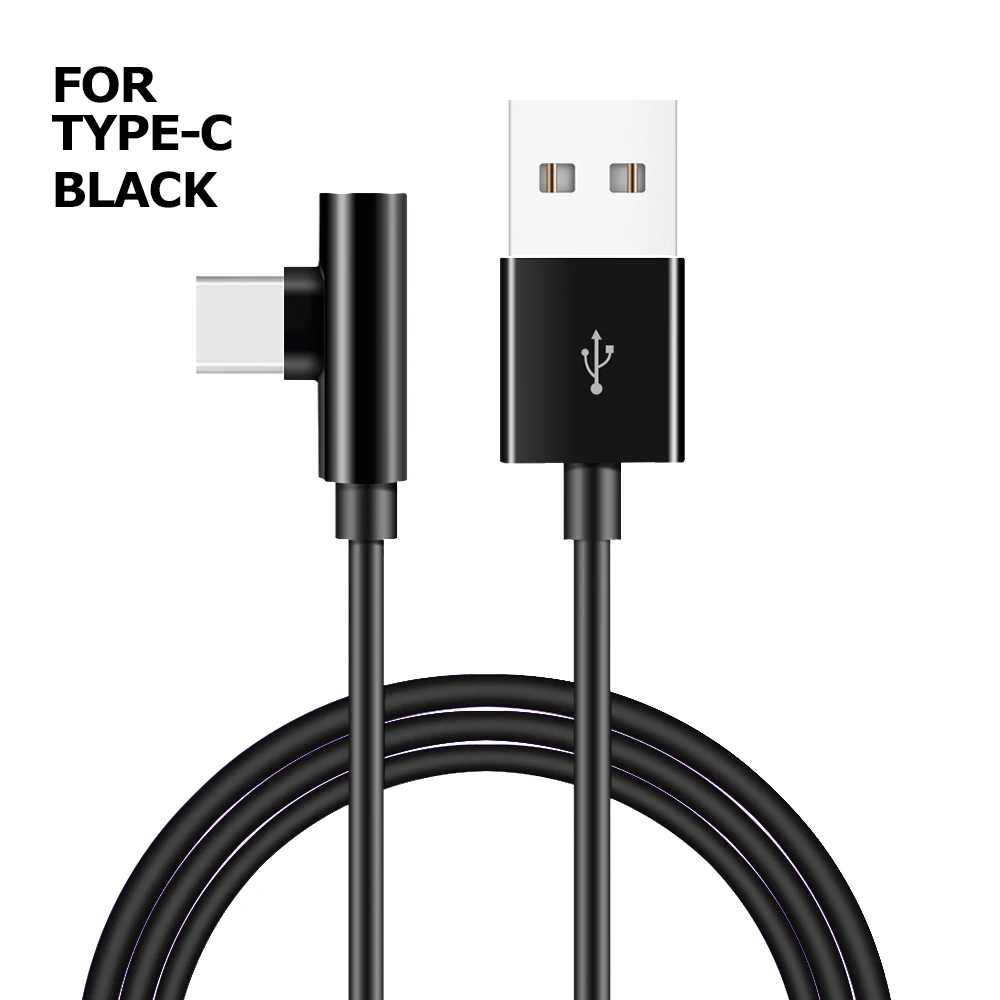 
Wholesale L Shape Play Game USB Cable, Type C 90 Degree Curve Charging USB TYPE-C Cable 