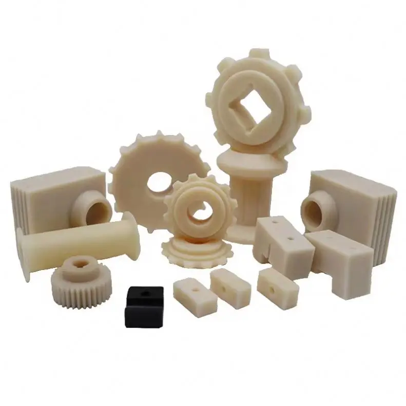 Изготовленные на заказ фрезерные Токарные акриловые Pvc Delrin Acetal PPMA Peek детали обработанные компоненты нейлоновые пластиковые Cnc