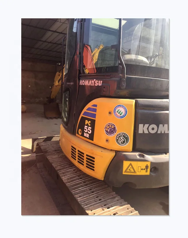 Фермерская техника komatsu 6 тонн PC 55 высококачественный KOMATSU подержанный экскаватор Подержанный мини-экскаватор Komatsu PC55MR PC55
