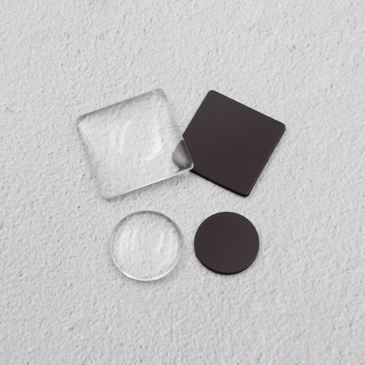 Custom Tourism Souvenirs Crystal Glass Dome Souvenir Sublimation Fridge Glass Magnet Blank Magnet Raw Material