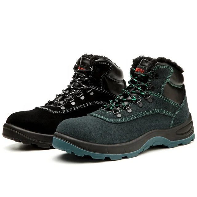 
TZLBX-165 New Degin Light Suede mens electrical insulation safety work boots waterproof engineering safety boots with fur 