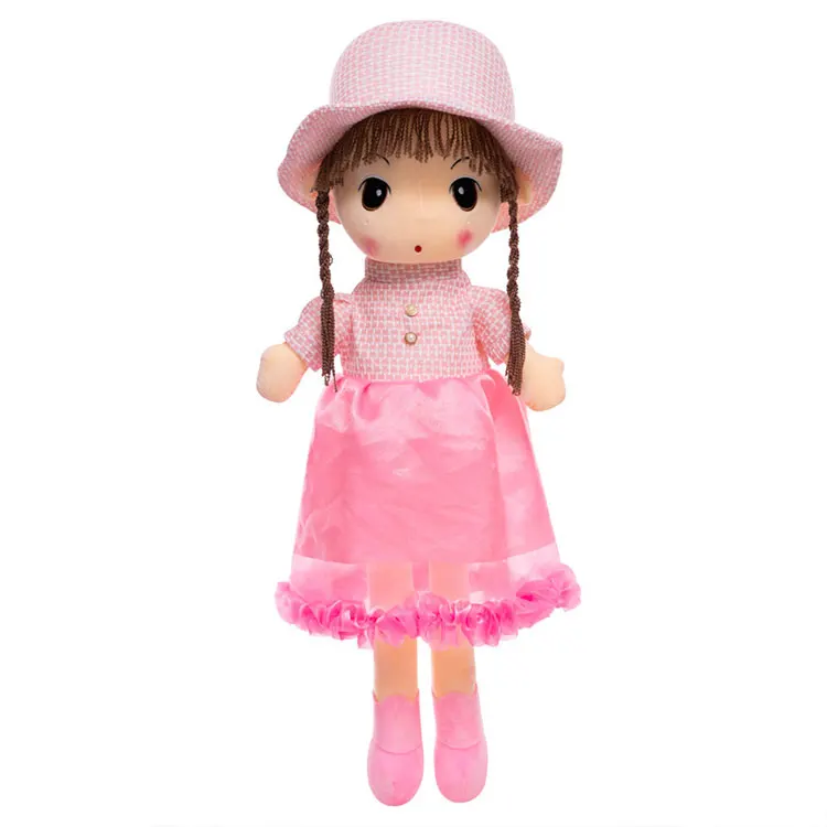 wholesale red purple pink dress ballerina rag doll plush stuffed soft dolls toy girl birthdays gifts rag doll