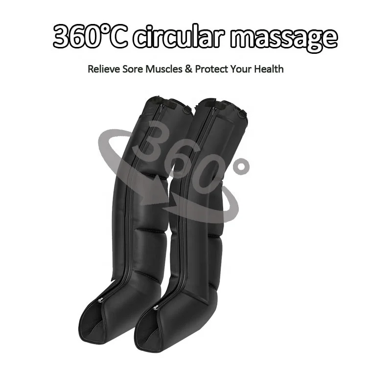 Compression Pressure Therapy Recovery Boots Foot Massager Air Compress Air Bag Compression Leg Massager