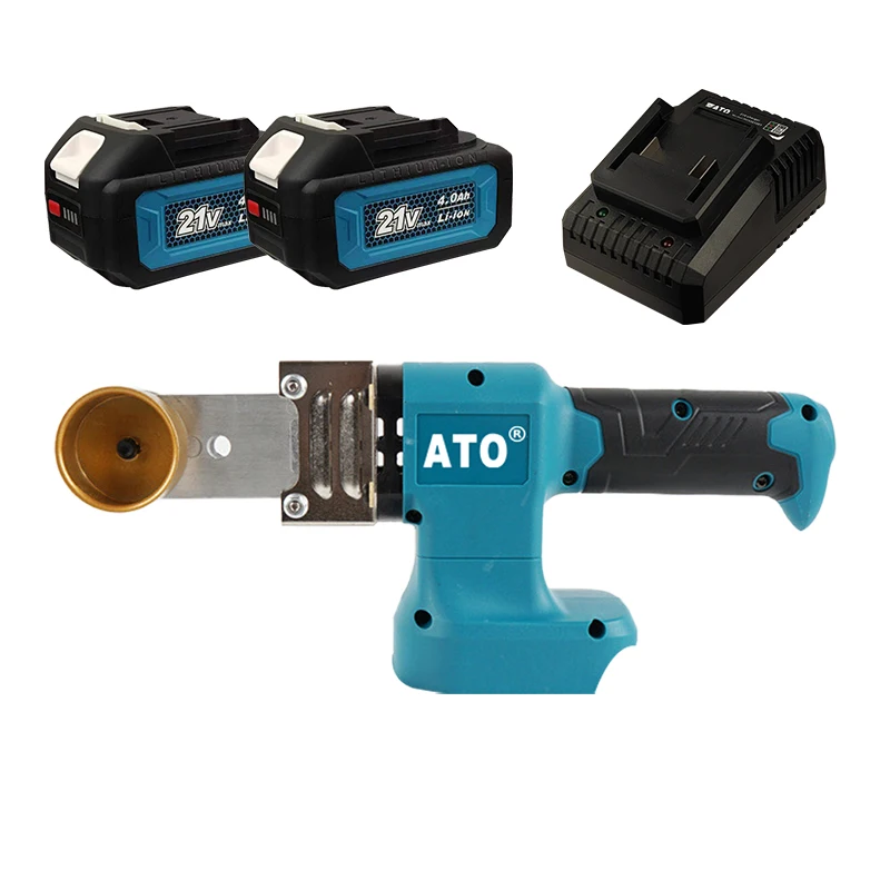 ATO 21V Water Pipe Cordless Hot Melt Machine Scald Resistant Electric Digital Display Household PPR Pipe Welding Machine