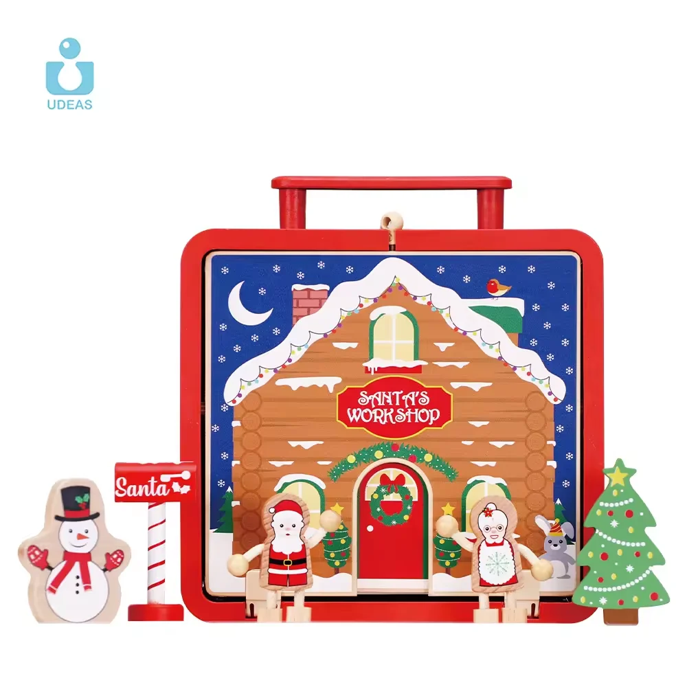 UDEAS Wholesale kids role play unique wooden christmas gift toys set for children babies