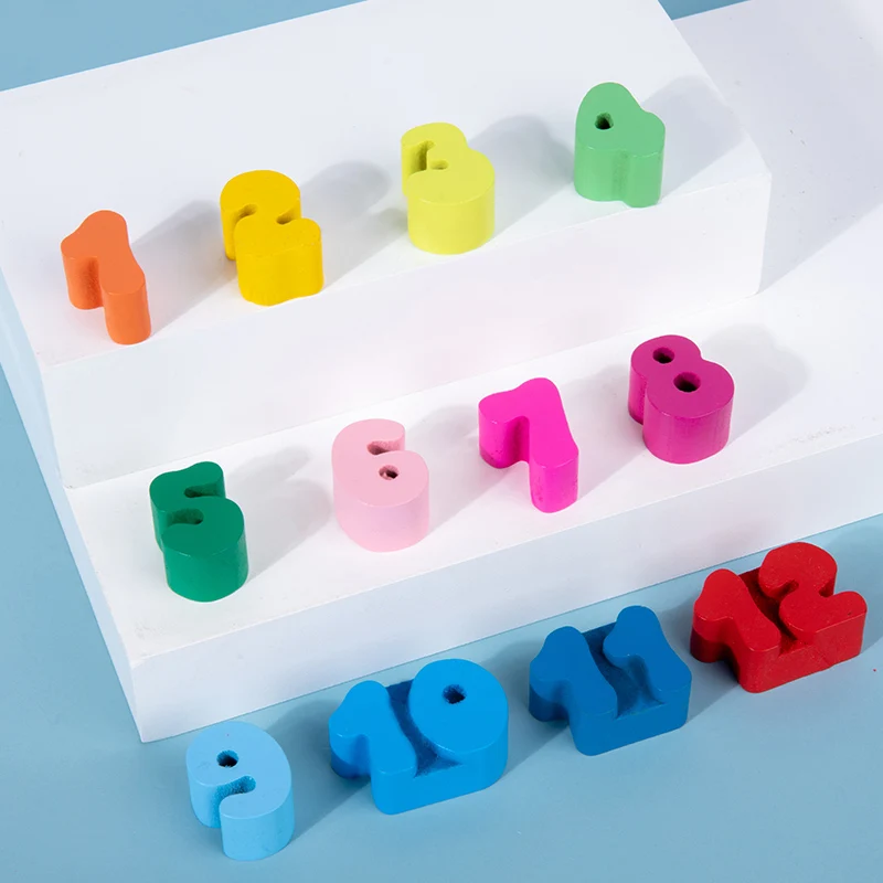 wooden toys  digital wooden clock jigsaw puzzle educational kids toys in china