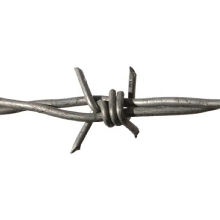 China made 16 gauge Hot Dipped  galvanized barbed wire/pvc barbed wire in high quality