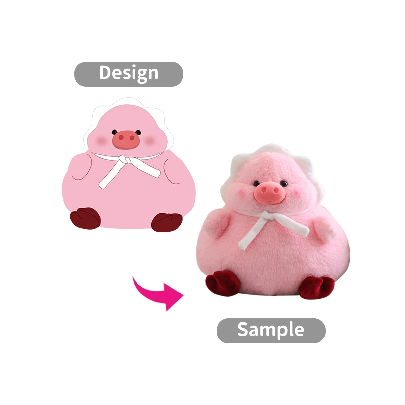Custom Animal Plushie Toy Manufacturer Company Mascot Logo Customization Stuffed Pillow Plush Girl Doll