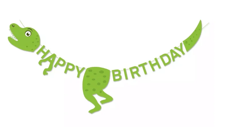 Dinosaur Birthday Theme Party Supplies Set Tableware Kit Disposable Paper Plates Balloons Napkins Tablecover Cups Knife spoons