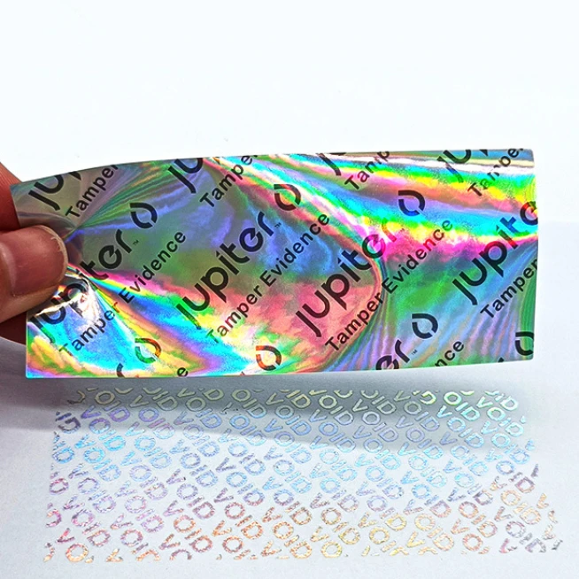 Custom Printing 3D Hologram Strong Adhesive Permanent Seal Sticker Security Label