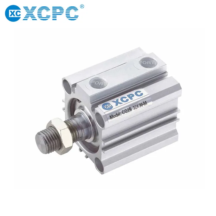 XCPC SDA Series inner thread Adjust stroke with magnet Compact  Thin Type Pneumatic Cylinder