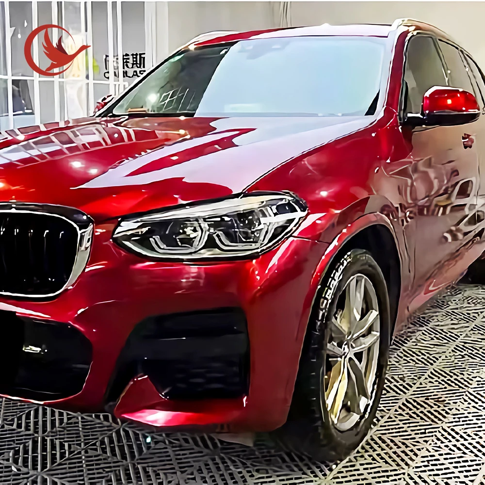 Самая продаваемая ультраяркая металлическая пленка для автомобиля меняющая цвет защищает поверхность краски и меняет
