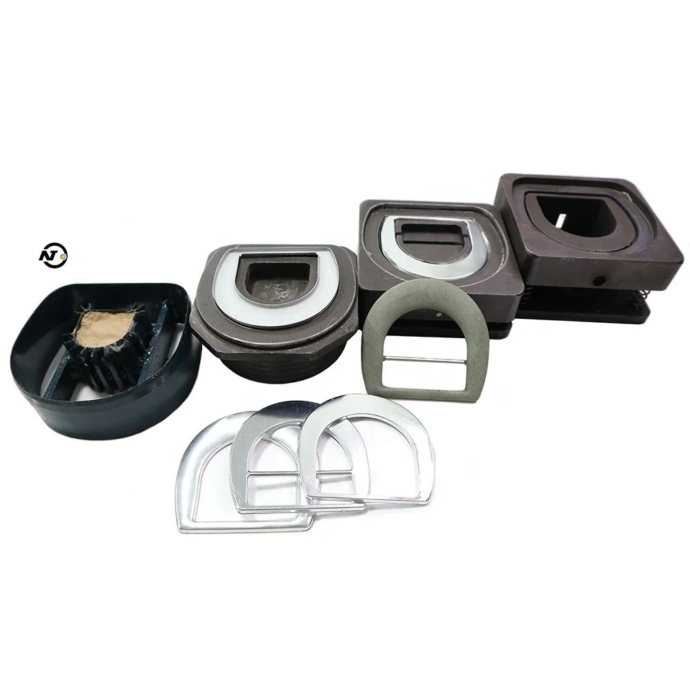 D Shape Button Setter Tool Buckle Cover Mould Belt Button Die Set