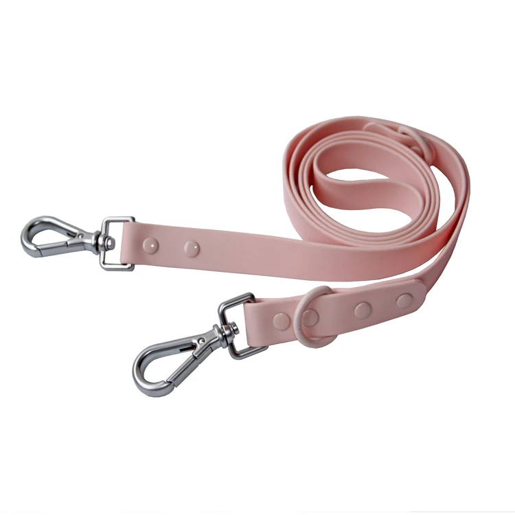 Waterproof Durable PVC Coated Pet Dog Leash Lead Strong Heavy Duty Luxury Rubber soft Dog Leash for small Medium Large Dogs