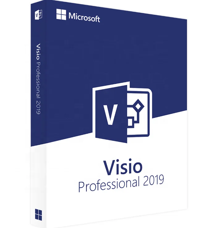 Оригинальная Лицензионная клавишная карта Microsoft Vision pro 2019 для windows 10 32/64 бит версия профессиональной учетной