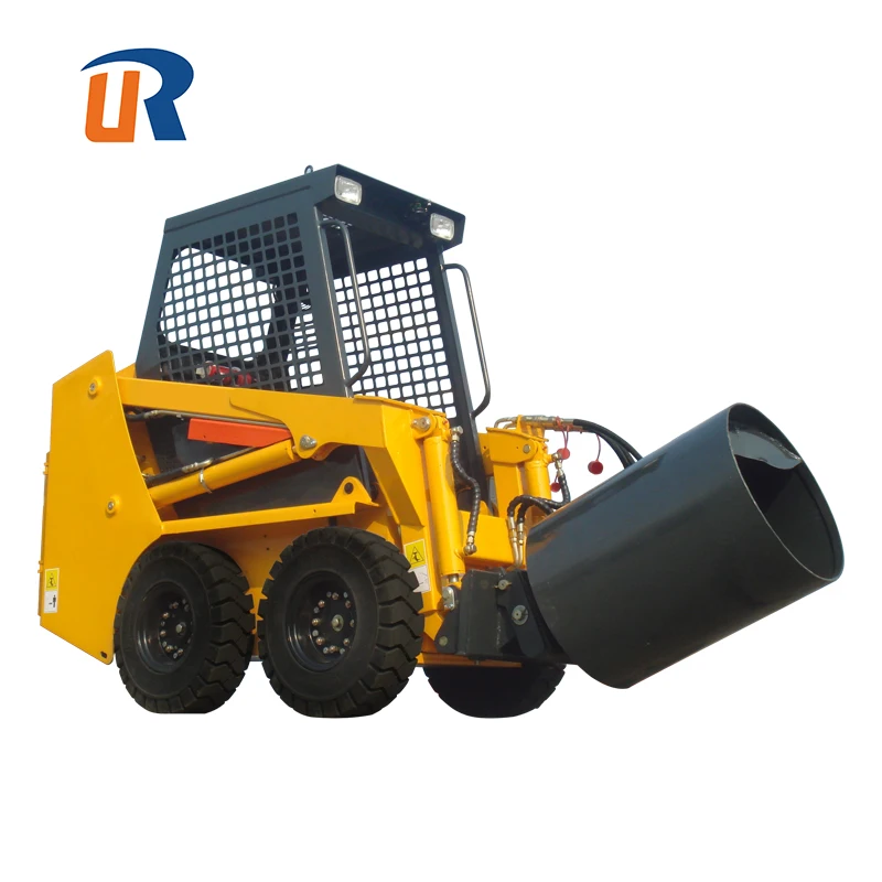 CE Approved Mini Skid Steer Loader 950 KG 4-Wheel Loader Weichai Engine Low Price Construction Machinery China 1 Ton Rated Load