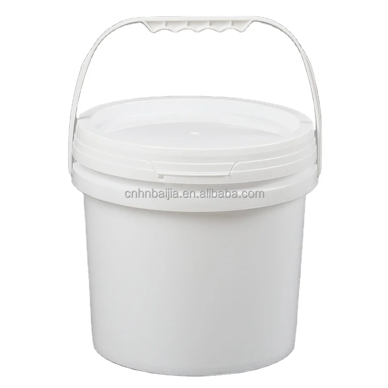 heavy duty thicken multicolor small food grade 1 liter plastic buckets with lids