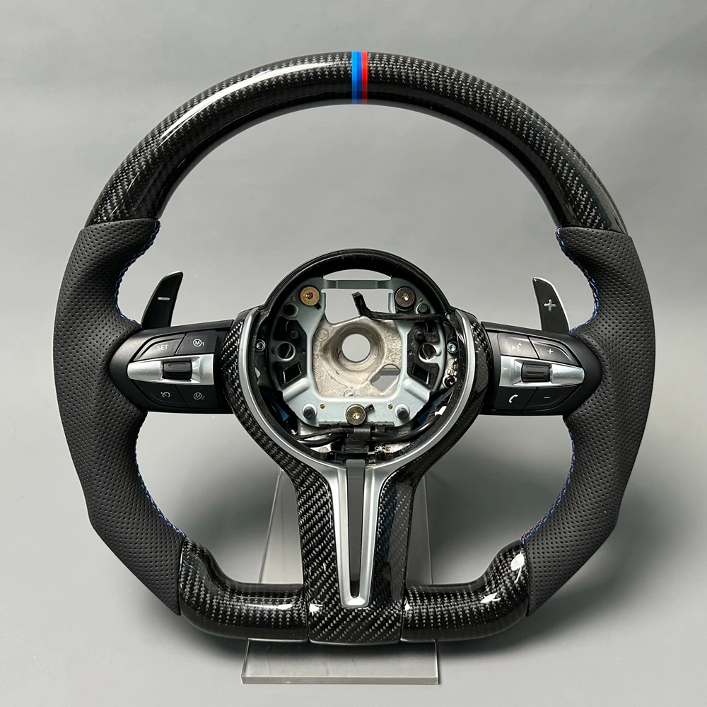 Led Carbon Fiber Steering Wheel For BMW M Series F80 F82 F10 F06 F12 F13 F15 F16 F20 F22 F30 F31 F32 F33 F36 M2 M3 M4 M5 M6