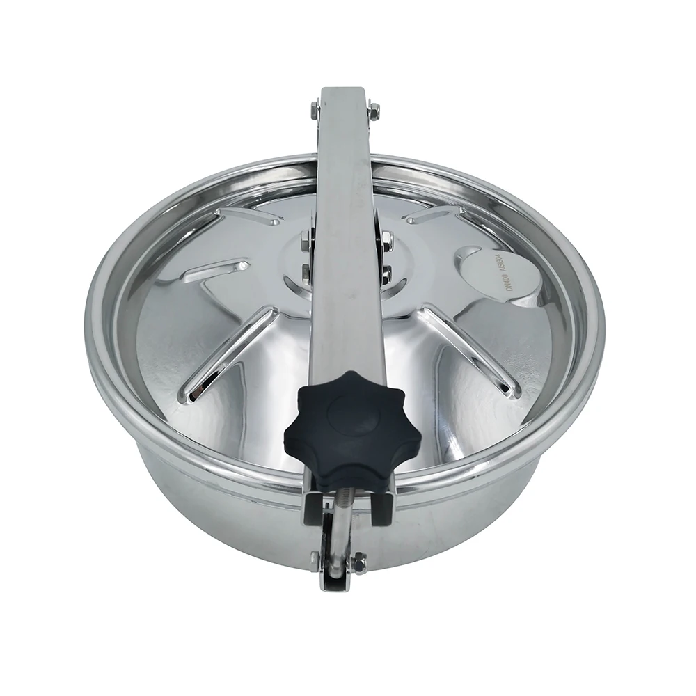 450mm SS316L Stainless Steel Sanitation Outward Round Non-Pressure