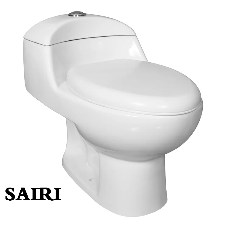 Удлиненный сифонный слитный Туалет SAIRI, санитарная посуда, дешевый шкаф для воды