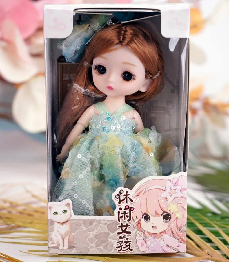 DL1231230 Factory Direct Supplied Hot Sell Mini Doll Original Design Customized Clothes Figure Toy Doll Set