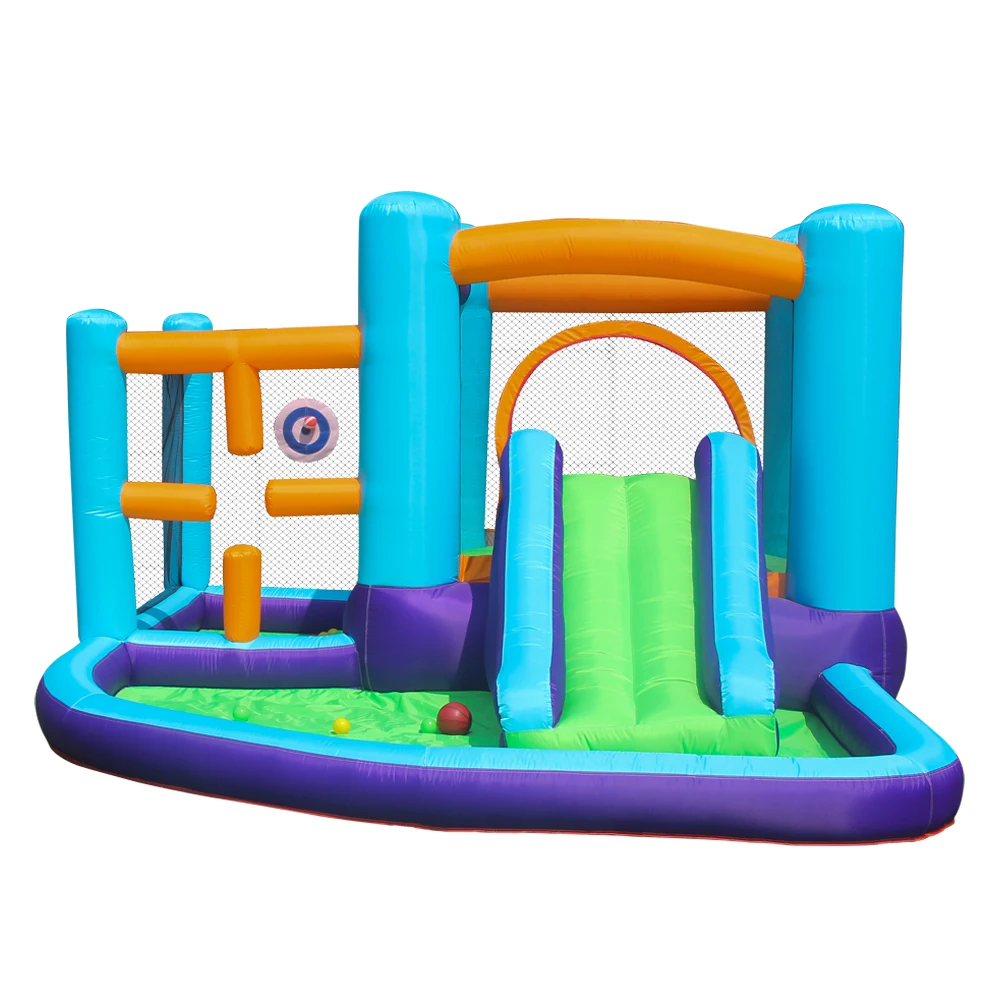 82001 Children Play Center Jumping Castle Bounce House Kids Water Inflatable Slide