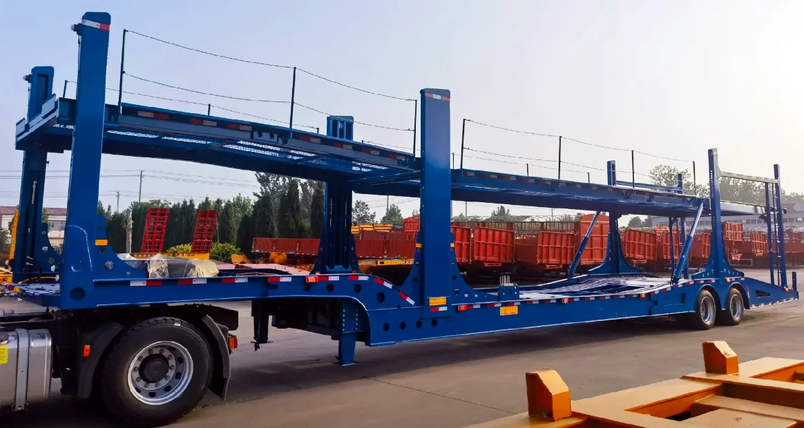 Xinnce factory double decker car transport trailer, sedan transport car transport semi-trailer