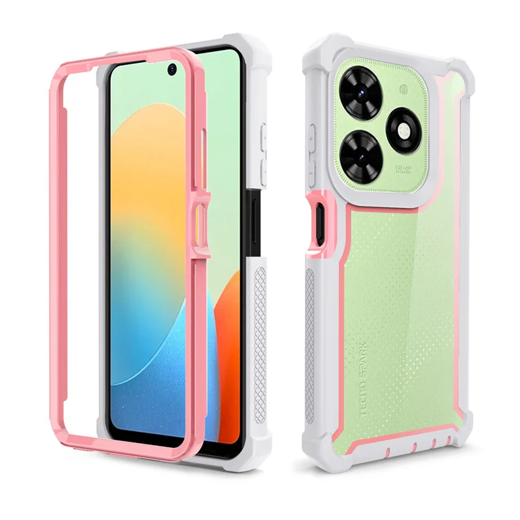 Clear Space Mobile Phone Pouches Shockproof Full Protection Cover For Infinix Hot 50i/Smart 9/Hot 50