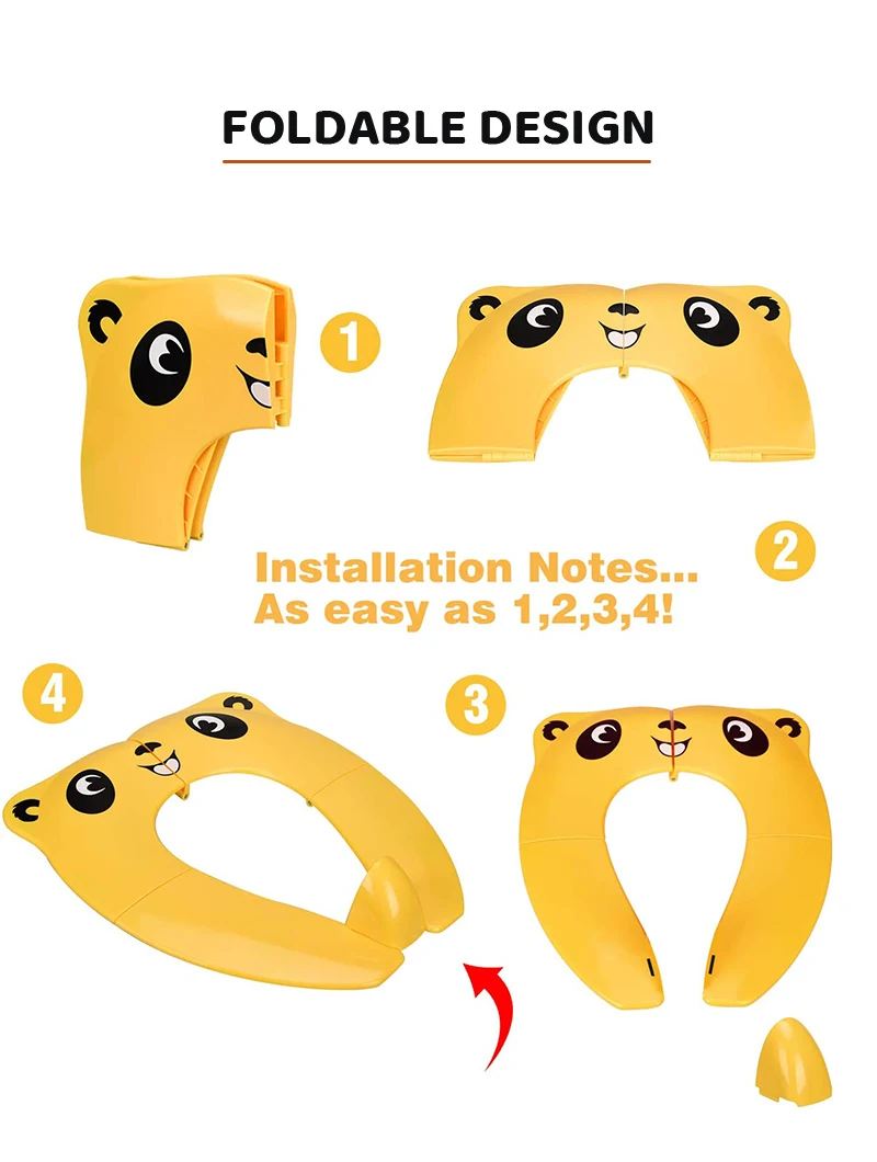 2022 New Hot Selling Folding Baby Pot Potty Toilet Training Seat For Child