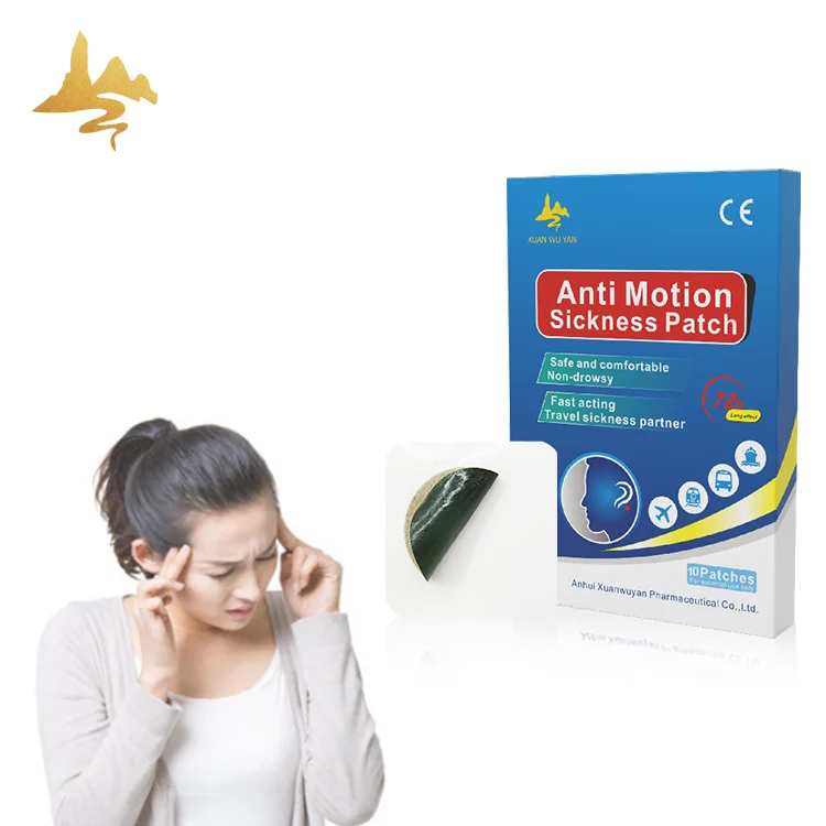 Basic Customized Product Ginger Extract Headache Dizzy Relief Nausea Anti Motion Sickness Patch