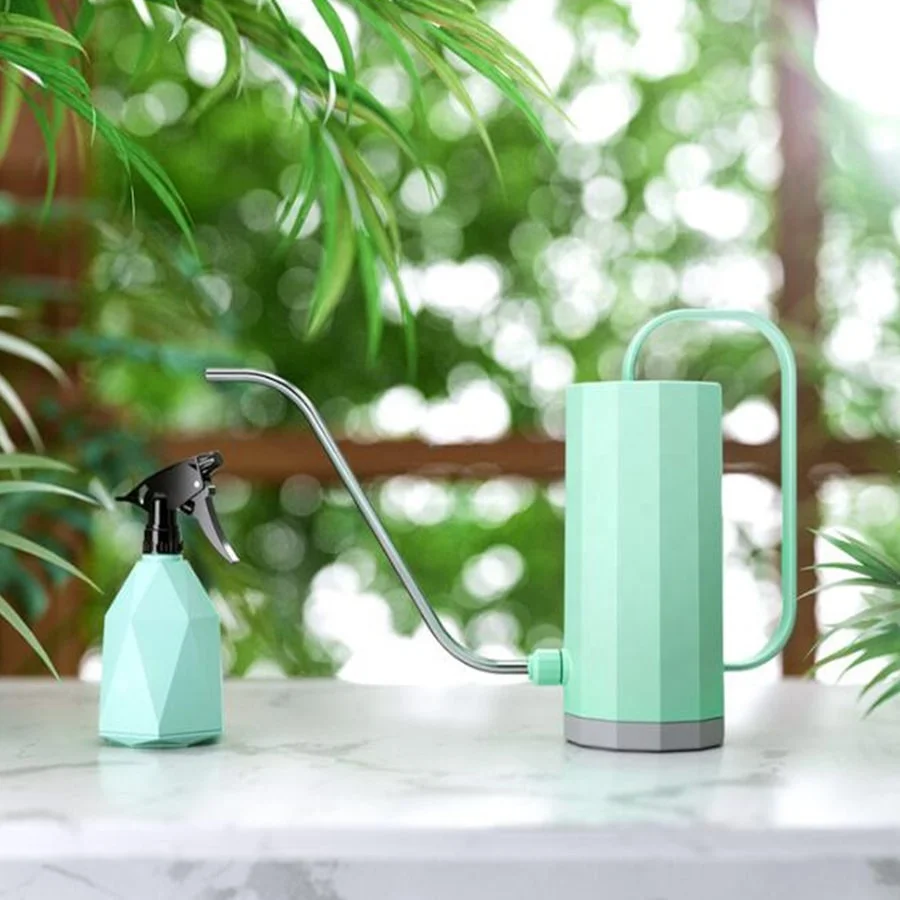 1200 мл с длинным носиком Лейка красочные садовая ведро сад большой заливки горшок