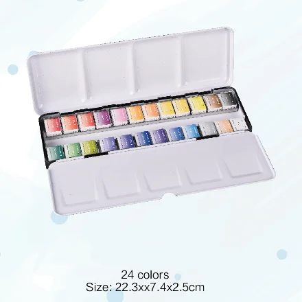 Professional 36Colors Aquarelle Watercolor Paint Set