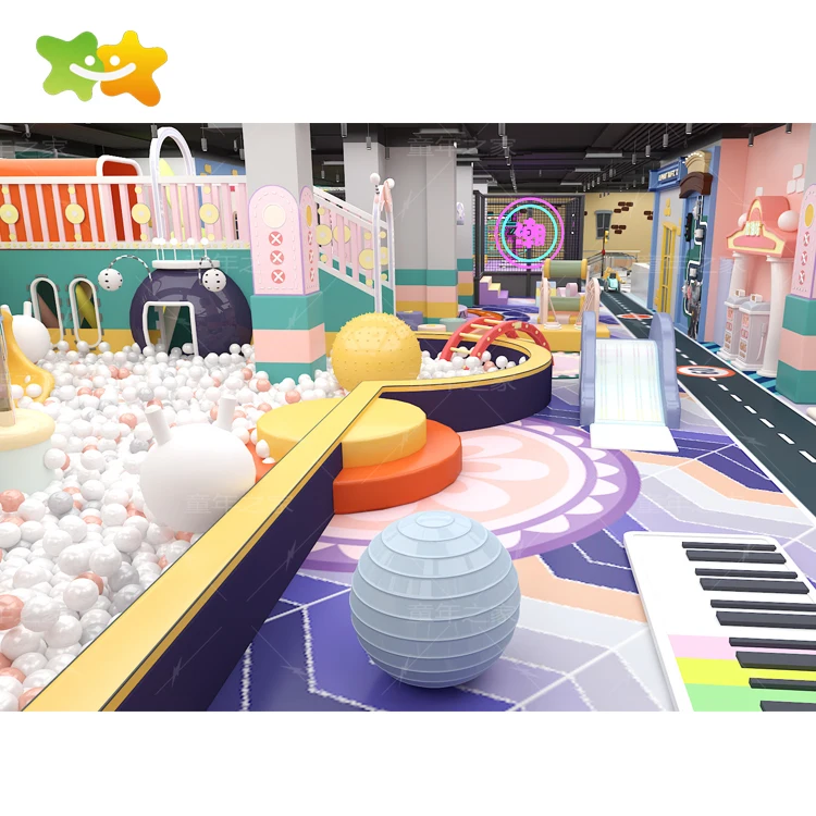 Large Maze Playland Soft Play Equipment Kids Play Area Indoor Playground For Children