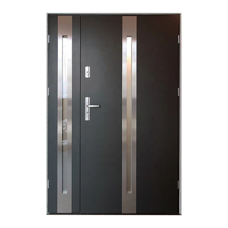 Safety metal aluminum/stainless steel galvanized paint front door